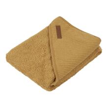 Little Dutch Hooded Towel  Art.TE50630180 Pure Ochre  Детское Полотенце после купания с капюшоном 75x75см