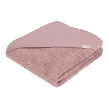 Little Dutch Hooded Towel  Art. TE50672007 Pure Mauve Spice Bērnu Dvielis ar kapuci 75x75 cm