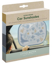 Little Dutch Cars Sunshades Art.125872 Ocean Dream Blue  Автомобильная солнцезащитные шторки на липучках, 2 шт.