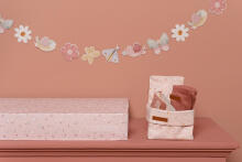 Little Dutch Changing Pad  Art.AC10243012 Pink Flower Доска для пеленания с мягким  дном