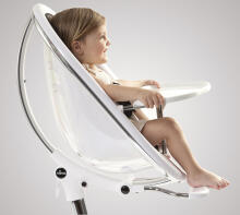 Mima Moon Art.H104RH-CL-W-SH101-CM White/Camel Baby hight chair with seat pad 2in1