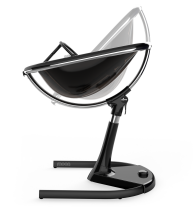 Mima Moon Art.H104RH-BL-W-SH101-SV Black/Silver Baby hight chair 2in1