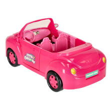 Ikonka Art.KX3454 Doll car convertible pink 4 el.