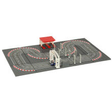 Ikonka Art.KX3490_1 Police car racing track 64x38.5cm