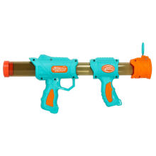 Ikonka Art.KX3510_1 Nerfy 2-in-1 bullet gun blue