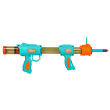 Ikonka Art.KX3510_1 Nerfy 2-in-1 bullet gun blue