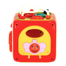 Ikonka Art.KX3596 Sensory toy educational cube 6in1