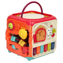 Ikonka Art.KX3598 Sensory toy for children cube 6in1