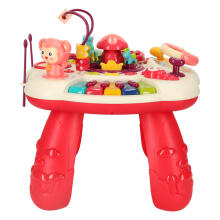 Ikonka Art.KX3601 Educational interactive table for children with sound red