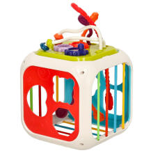 Ikonka Art.KX3603 Interactive educational cube sorter for babies dulcimer 7in1