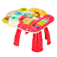 Ikonka Art.KX3604_1 Pushchair interactive learning table 4in1 red