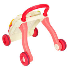 Ikonka Art.KX3604_1 Pushchair interactive learning table 4in1 red