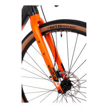 Gravel jalgratas Rock Machine Gravelride 200 (III) must/oranž (Ratta suurus: 29, Raami suurus: XL)