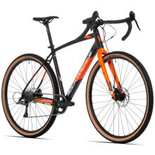 Gravel jalgratas Rock Machine Gravelride 200 (III) must/oranž (Ratta suurus: 29, Raami suurus: XL)