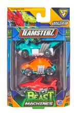 TEAMSTERZ Beast Machine automašīnu 3-paka, 7,5 cm