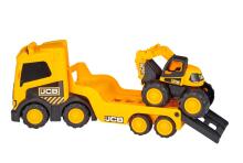 JCB Kravas automašīnas komplekts ar ekskavatoru, 36 cm