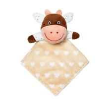 Double-sided minky blanket with the baby’s first little friend