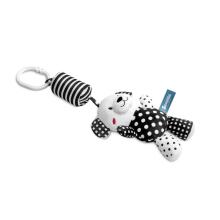 BLACK & WHITE STROLLER PENDANT, BEAR, 32cm