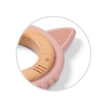 Wooden & silicone teether KITTEN 1076/02