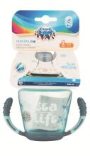 CANPOL BABIES non-spill cup with soft silicone spout Sea Life, 230 ml grey, 56/501_grey