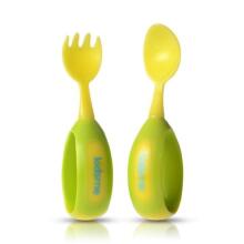 KIDSME toddler spoon & fork set Lime 9853LI