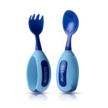 KIDSME toddler spoon & fork set Aquamarine 9853AQ