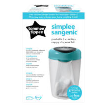 TOMMEE TIPPEE diapers container blue Sangenic simplee 87004102