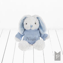 BABYBLOOM Little Love Bunny & Bathrobe Hamper Blue