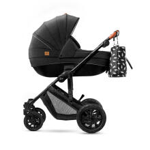 KINDERKRAFT vežimėlis 2in1 PRIME Black