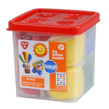 PLAYGO DOUGH dough bucket, 8 pcs, 8618