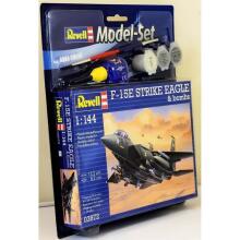 REVELL saliekams modelis F-15E STRIKE EAGLE & bombs, 63972