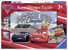 RAVENSBURGER puzle Cars 3 2x12pcs., 6093