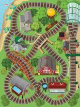 TCG play mat with vechile Thomas & Friends Original, 72010