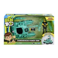 BEN10 Transforming Vehicle with Figure, Diamondhead Driller Tank w/Exclusive Figure, 77402