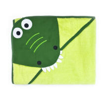 Water Friends soft bath towel – green crocodile