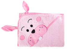 Water Friends soft bath towel – pink rabbit