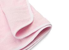 Crepe hooded bath towel – pink