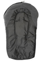 Carrier seat sleeping bag –black/graphite polar