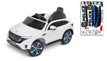 BATTERY RIDE-ON VEHICLE MERCEDES BENZ EQC POLICE WHITE