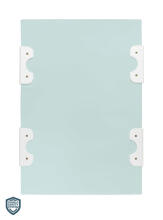 Stiffened Changing Pad WITH SAFETY SYSTEM - FLORAL MINT