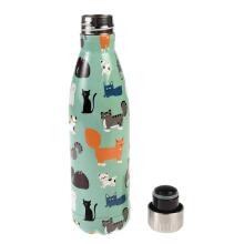 Nine Lives Stainless Steel Bottle, Rex London