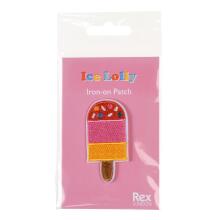 Iron On Ice Lolly Patch, Rex London