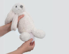 Zazu Ro Art.ZA-RO-03 White Soft toy with night light