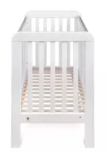 YappyKids YappyLull Art.88608 White Wooden baby crib 120x60cm