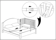 YappyKids YappySafe Art.87984 fixing system for cot