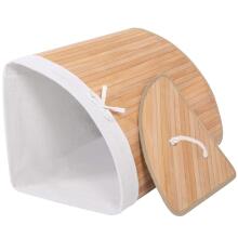 Bamboo laundry basket Springos HA0063 73l