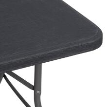 Folding table Springos GF0052 180cm, black