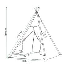 Tipi tent Springos TIP06 blue