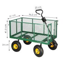 Sodo vežimėlis Springos GA0011 95x50x25cm 400kg