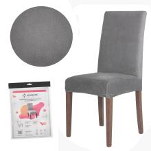 Velvet chair cover Springos HA0012